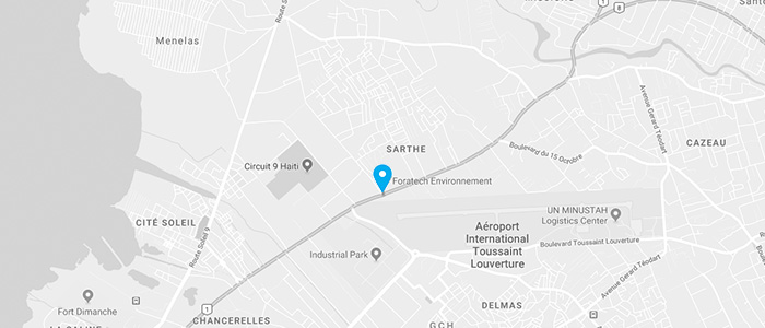 Carte de l'emplacement de Foratech